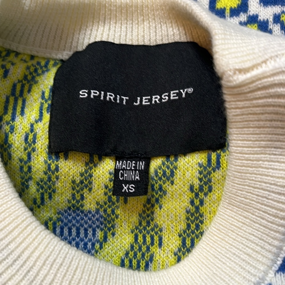 NWT Spirit Jersey Animal Print New York Sweater - Picture 8 of 8